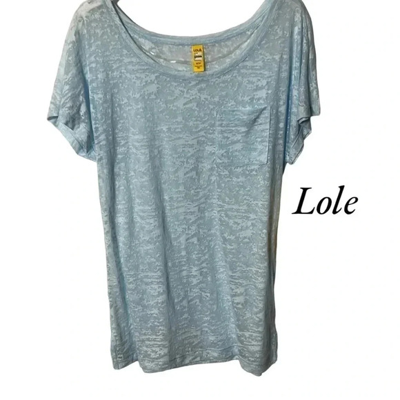 LOLE LONI tee shirt,women XS,Sheer and texture. Relax fit ,Oversize  fit,coastal - Picture 1 of 9